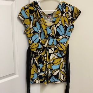 Japanese Weekend Maternity Nursing top size large